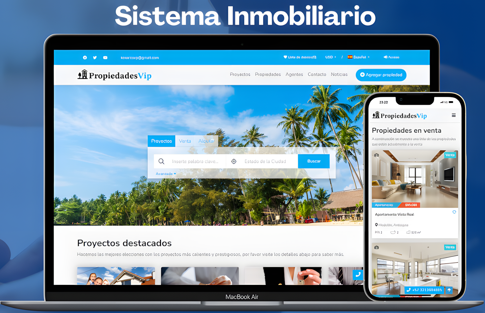 PropiedadesVip - Sistema Inmobiliario